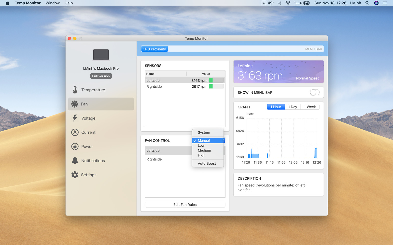free macbook temperature monitor